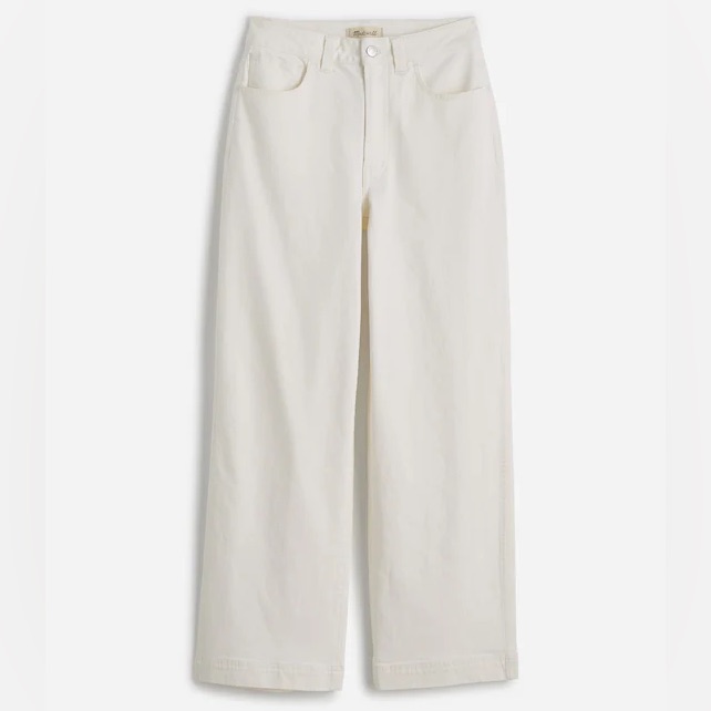 Madewell The Curvy Vintage Wide Leg Crop Jean
